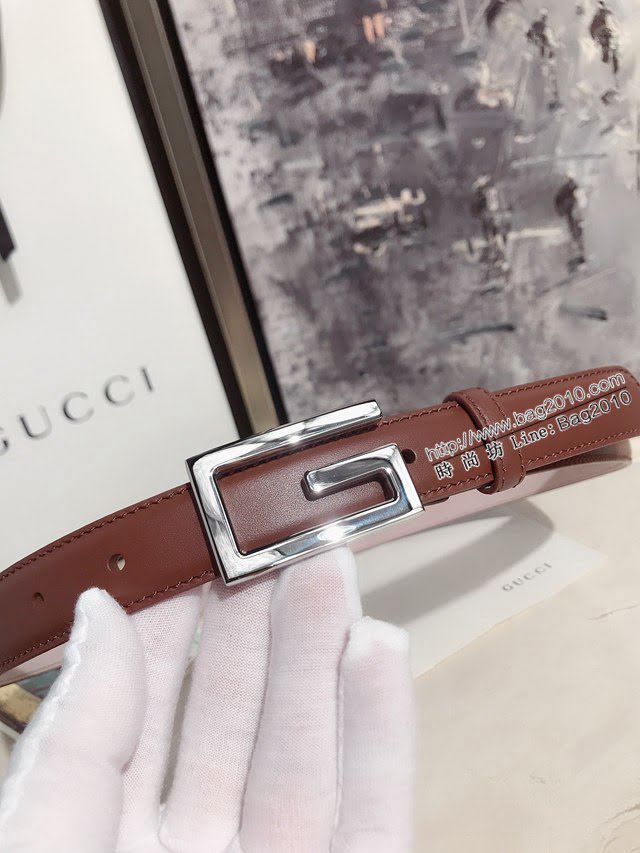 Gucci經典皮帶 古奇方扣牛皮腰帶  jjp2040